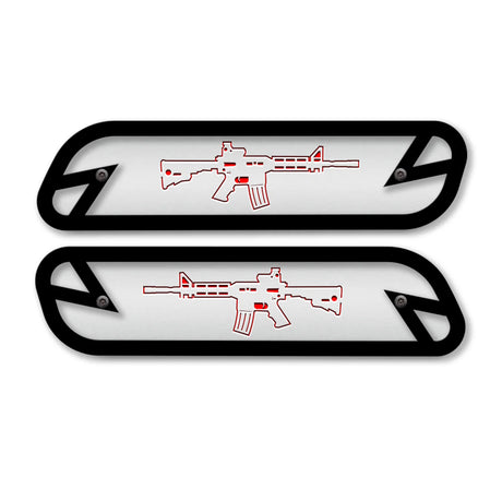 AR15 Hood Emblem Replacements - Fits 2019-2025 Ram® 2500, 3500, 4500 - Fully Customizable, LED