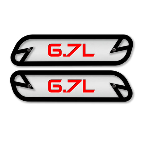 6.7L Hood Emblem Replacements - Fits 2019-2025 Ram® 2500, 3500, 4500 - Fully Customizable, LED