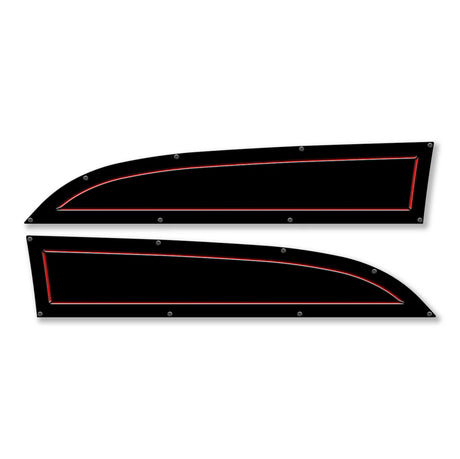 Border 11-16 Ford® Super Duty® Fender Badge Replacements - Fully Customizable, LED