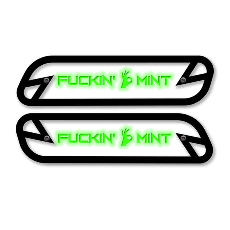 F*ckin' Mint Hood Emblem Replacements - Fits 2019-2025 Ram® 2500, 3500, 4500 - Fully Customizable, LED