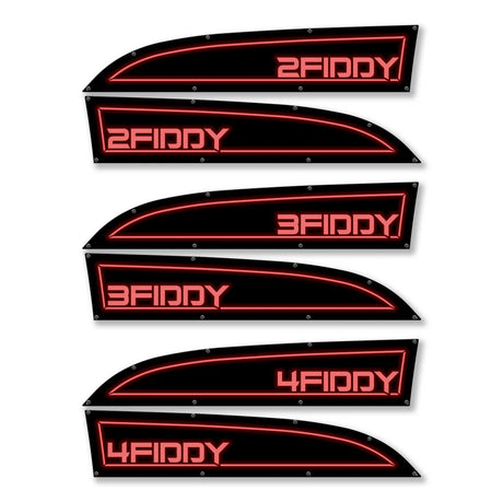 2Fiddy, 3Fiddy, 4Fiddy 11-16 Ford® Super Duty® Fender Badge Replacements - Fully Customizable, LED