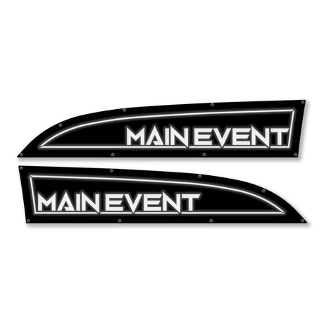 Main Event 11-16 Ford® Super Duty® Fender Badge Replacements - Fully Customizable, LED - Main Event LED - Fits 11-16 Ford® Super Duty®