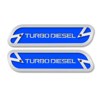 Turbo Diesel Hood Emblem Replacements - Fits 2019-2025 Ram® 2500, 3500, 4500 - Fully Customizable, LED