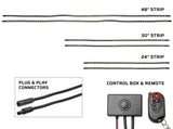 Blue LED Flexible Slimline Truck Underbody Lighting Kit