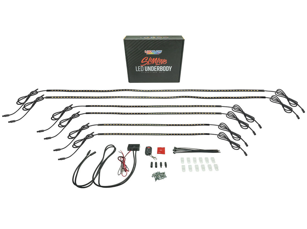 Blue LED Flexible Slimline Truck Underbody Lighting Kit