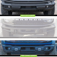Ford Squadron Pro Fog Pocket Light Kit - Ford 2019-2023 Ranger; 2021-2025 Bronco NOTE: w/ OE Plastic Bumper