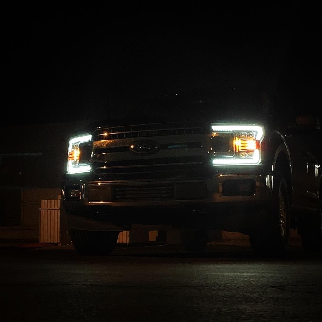 18-20 Ford F150 NOVA-Series LED Projector Headlights Chrome