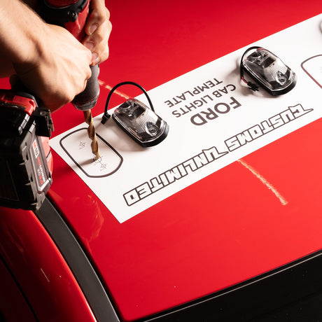 Customs Unlimited 17-25 Ford Super Duty Cab Light Template - Fresh Install Only