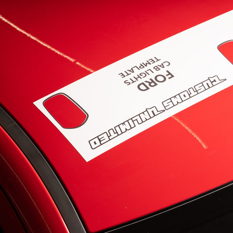 Customs Unlimited 17-25 Ford Super Duty Cab Light Template - Fresh Install Only