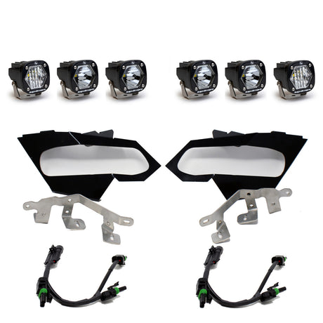 CAN-AM 2017-24 MAVERICK X3 TRIPLE LED HEADLIGHT KIT