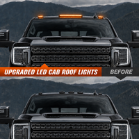LED Cab Roof Lights for 2020–2026 Chevy Silverado & GMC Sierra 2500HD/3500HD