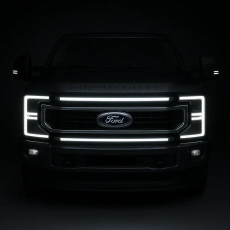 2021-2022 Ford F-250/F-350/F-450/F-550 LED Grille Light Kit – Non-High-Flow, KR/STX/XLT/Platinum