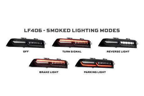 Chevrolet Camaro (14-15) XB LED Tail Lights (Smoked)