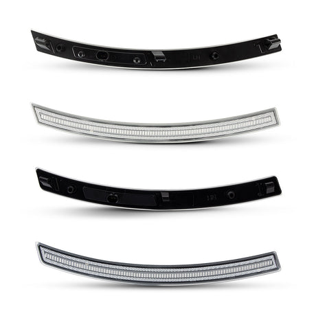 Chevrolet Corvette C7 clear lens white LED side markers close up detail Auto Addict USA