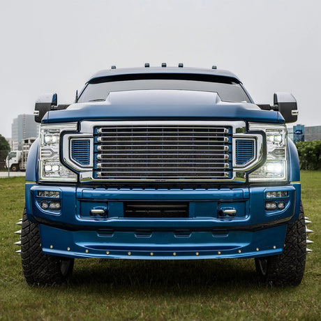 20-22 Ford Super Duty NOVA-Series LED Projector Headlights Chrome