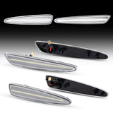 Clear white LED side marker lights for 2005–2013 Corvette C6 by Auto Addict USA