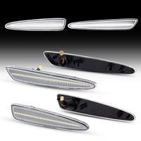 Clear white LED side marker lights for 2005–2013 Corvette C6 by Auto Addict USA
