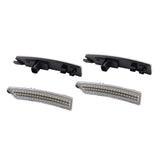 Clear white LED side marker lights for 2024–2026 Mustang S650 by Auto Addict USA