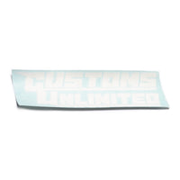 Customs Unlimited Decal
