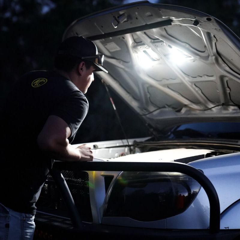 Cyclone V2 LED - 2-Light Universal Under Hood Lighting System - 5W Flood Beam