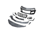 2010-2015 Chevy Camaro ZL1 1LE Track Package Front Bumper Conversion 11pcs Full Kit Flat BLK Body Kit
