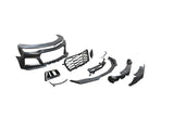 2019-2025 Chevy Camaro ZL1 Front Bumper Conversion 9pcs Full Kit Flat BLK for Non-RS Headlights