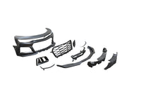 2019-2025 Chevy Camaro ZL1 Front Bumper Conversion 9pcs Full Kit Flat BLK for Non-RS Headlights