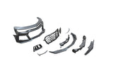 2019-2025 Chevy Camaro ZL1 Front Bumper Conversion 9pcs Full Kit Flat BLK for Non-RS Headlights