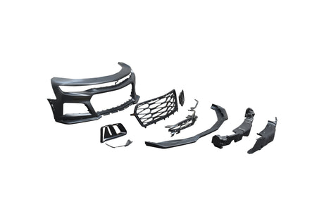 2019-2025 Chevy Camaro ZL1 Front Bumper Conversion 9pcs Full Kit for RS Headlights
