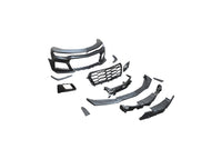 2016-2018 Chevy Camaro ZL1 1LE Track Package Front Bumper Conversion 11pcs Full Kit Flat BLK