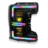 Ford Super Duty: Multicolor Flow Series Headlights Gen 2 (2017-2019) | XB Morimoto