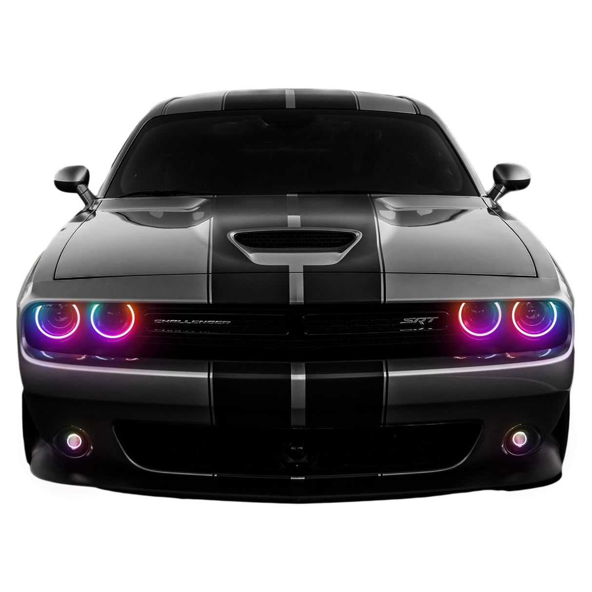 Dodge Challenger Waterproof External Mount Multicolor Halo Kit (2015-2023)