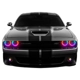 Dodge Challenger Waterproof External Mount Multicolor Halo Kit (2015-2023)