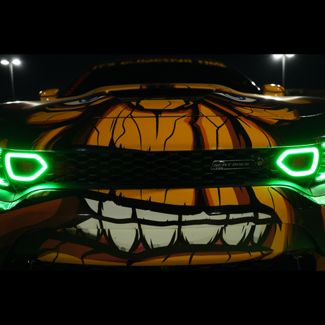 Dodge Charger Diffused Snorkel LED Accents (Multicolor Flow) 2015-2023