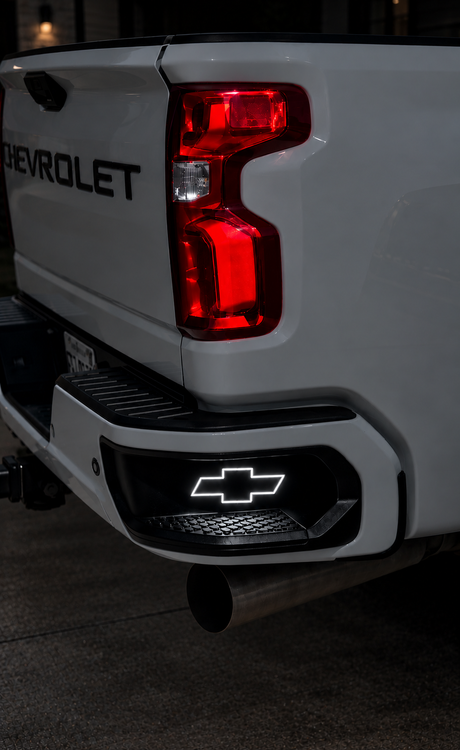 2020+ GM HD Illuminated Rear Bumper CornerStep Inserts