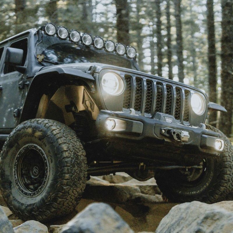 FLEX ERA® 3 Dual Mode SAE Fog LED Light Pods - 2-Light Master Kit - Jeep JK/JL/JT Steel Bumpers