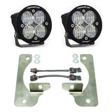 Jeep JL/JT Squadron-R Sport Fog Pocket Light Kit - Jeep 2020-2025 Gladiator; 2018-2025 Wrangler JL; NOTE: w/ OE Rubicon Bumper