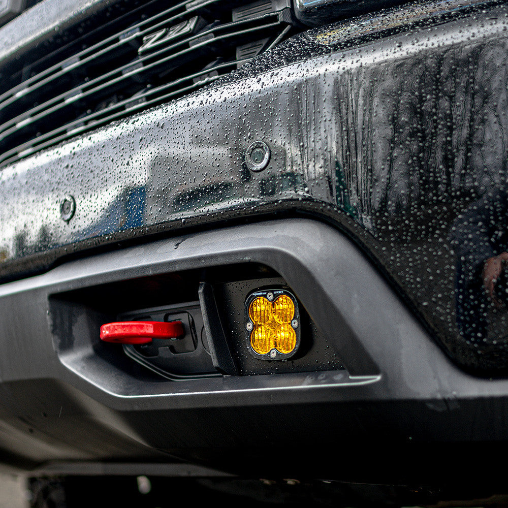 Chevy Squadron Sport Fog Pocket Light Kit - Chevy 2019-22 Silverado 1500 / 2020-22 2500HD/3500HD