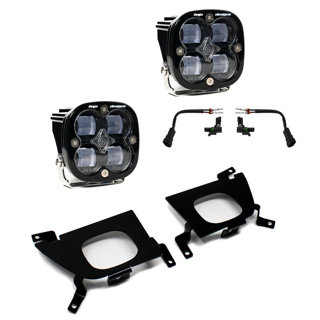 Chevy Squadron SAE Fog Pocket Light Kit - Chevy 2019-22 Silverado 1500 / 2020-22 2500HD/3500HD