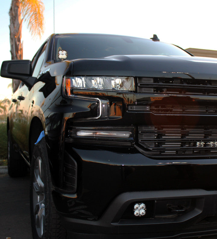 Chevy Squadron SAE Fog Pocket Light Kit - Chevy 2019-22 Silverado 1500 / 2020-22 2500HD/3500HD