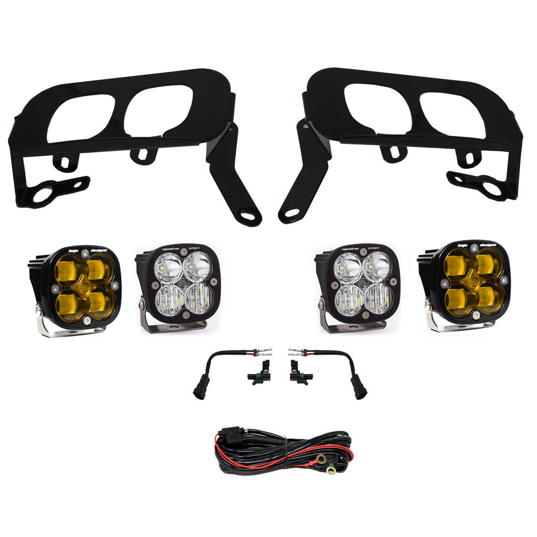 Squadron Sport/SAE Dual Fog Pocket Light Kit - 2014-15 Chevrolet Silverado 1500