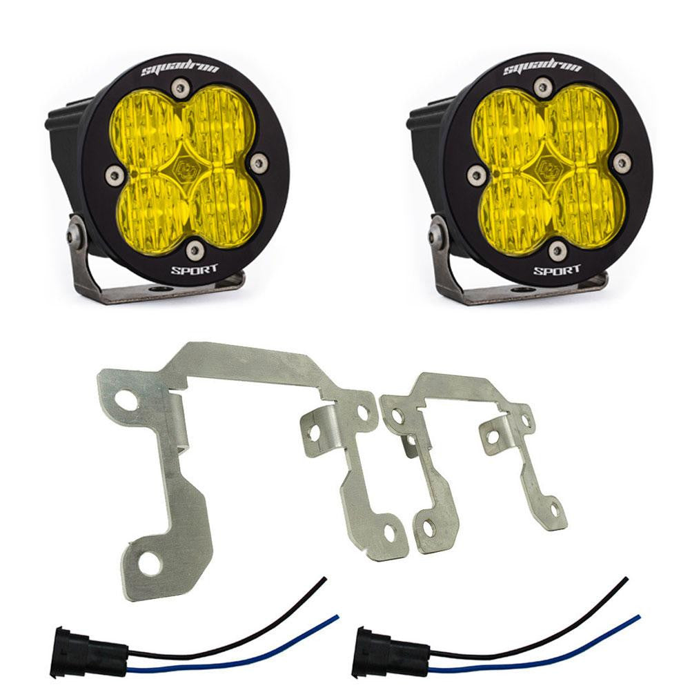 Ford/Subaru Squadron-R Sport Fog Pocket Light Kit - Ford 2014-17 Fiesta ST; 2013-14 Focus ST; 2013-16 Fusion; 2015-17 Mustang; 2015-16 Transit; 2013-16 BRZ/Impreza; 2013-19 Crosstrek; 2014-18 Forrester, 2010-12 Legacy/Outback; 2015-19 WRX/STI