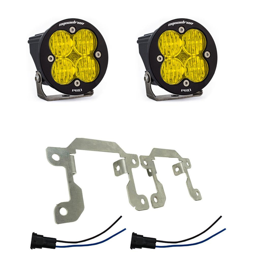 Ford/Subaru Squadron-R Pro Fog Pocket Light Kit - Ford 2014-17 Fiesta ST; 2013-14 Focus ST; 2013-16 Fusion; 2015-17 Mustang; 2015-16 Transit; 2013-16 BRZ/Impreza; 2013-19 Crosstrek; 2014-18 Forrester, 2010-12 Legacy/Outback; 2015-19 WRX/STI