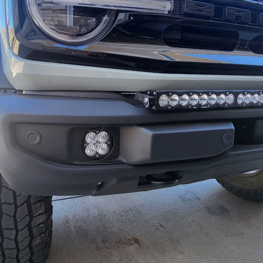 Ford Squadron Sport Fog Pocket Light Kit - Ford 2019-2023 Ranger; 2021-2025 Bronco NOTE: w/ OE Plastic Bumper