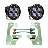 Jeep JL/JT Squadron-R SAE Fog Pocket Light Kit - Jeep 2020-2025 Gladiator; 2018-2025 Wrangler JL; NOTE: w/ OE Rubicon Bumper