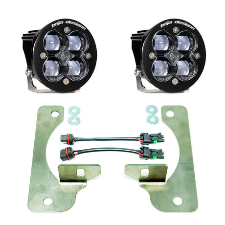 Jeep JL/JT Squadron-R SAE Fog Pocket Light Kit - Jeep 2020-2025 Gladiator; 2018-2025 Wrangler JL; NOTE: w/ OE Rubicon Bumper