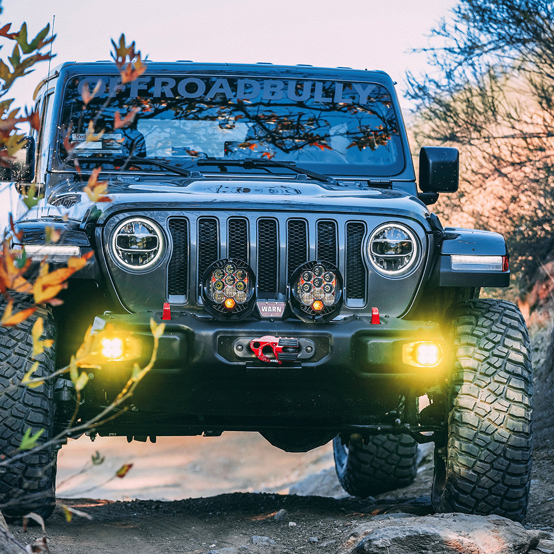 Jeep JL/JT Squadron-R SAE Fog Pocket Light Kit - Jeep 2020-2025 Gladiator; 2018-2025 Wrangler JL; NOTE: w/ OE Rubicon Bumper