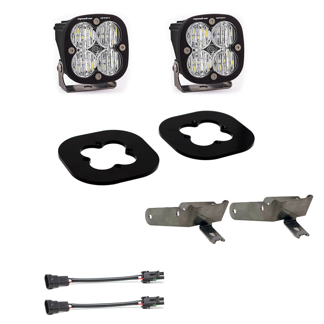 Ford Squadron Sport Fog Pocket Light Kit - Ford 2011-16 F-250/350 Super Duty