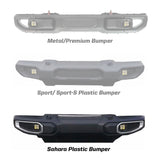 Jeep JL/JT Squadron-R SAE Fog Pocket Light Kit - Jeep 2020-2025 Gladiator; 2018-2025 Wrangler JL; NOTE: w/ OE Sahara Bumper