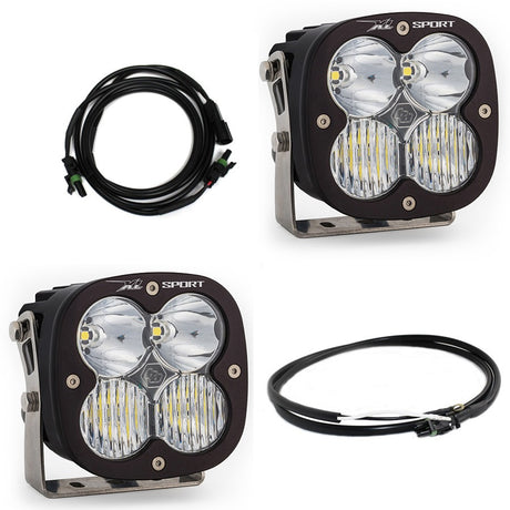Jeep JL/JT XL Sport Bumper Light Kit - Jeep 2020-2025 Gladiator; 2018-2025 Wrangler JL; NOTE: w/ OE Steel Bumper